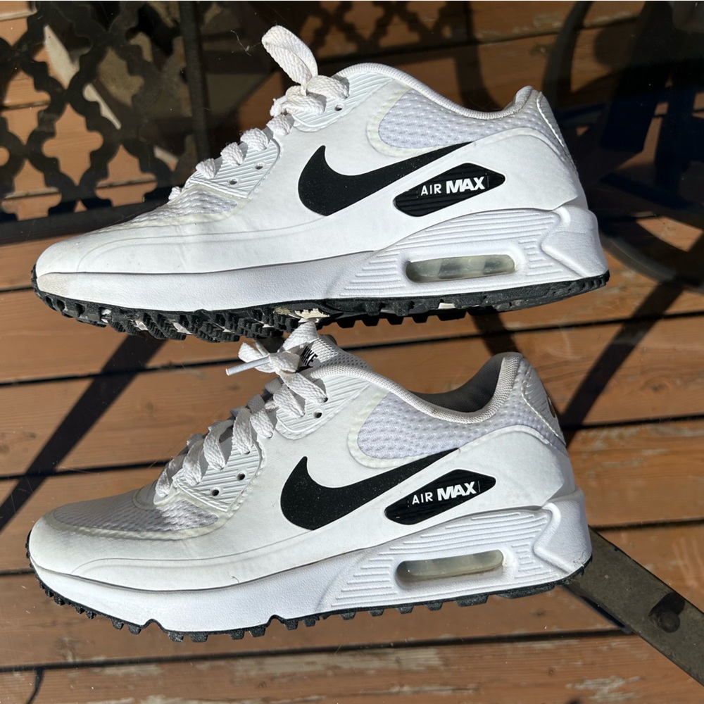 Air Max 90 G Spikeless Golf Shoe - White/Black